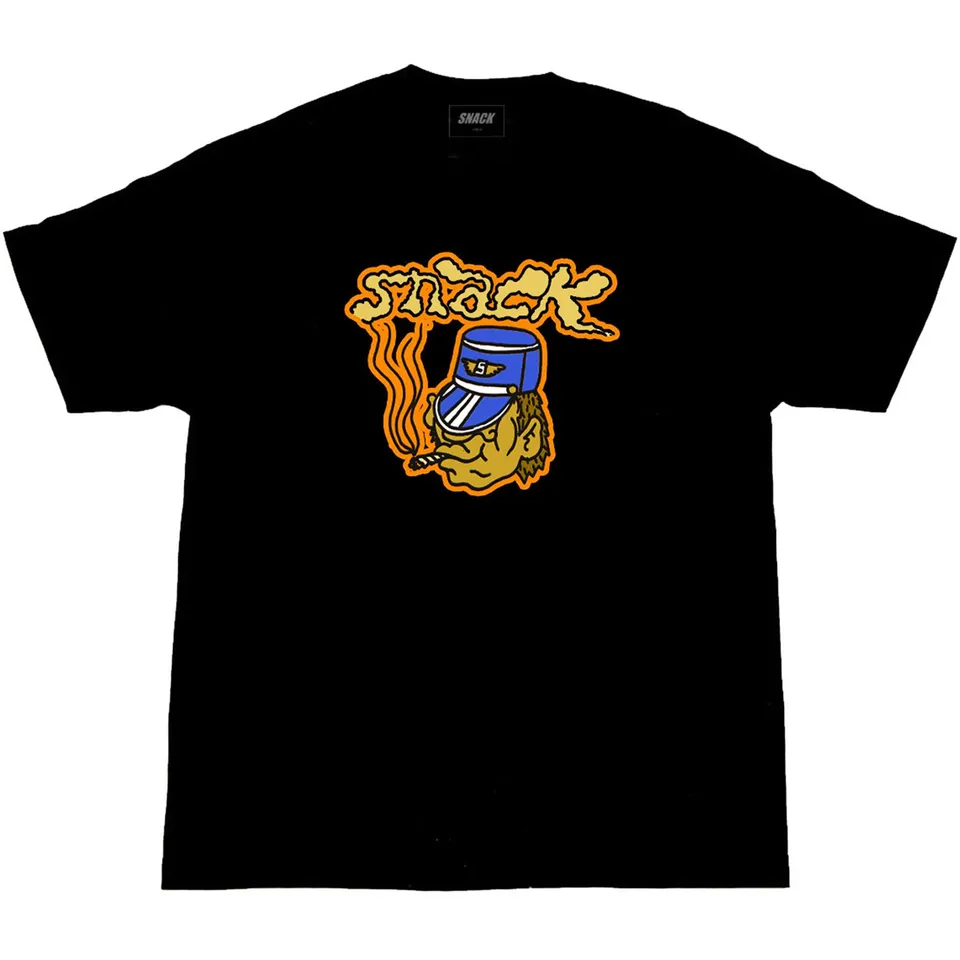 Snack Conductor t-shirt nera cotone