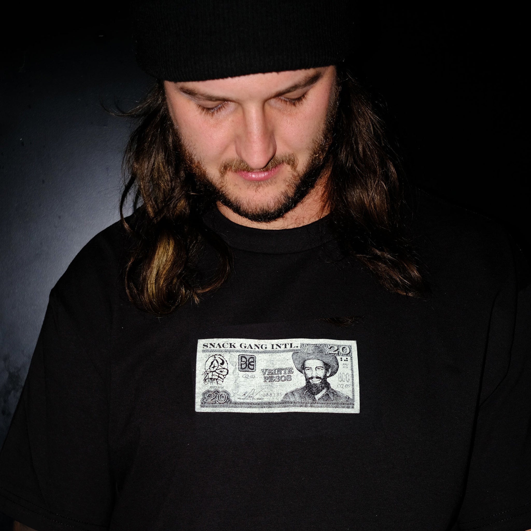 Snack Veinte Peso Cuba t-shirt cotone nera M