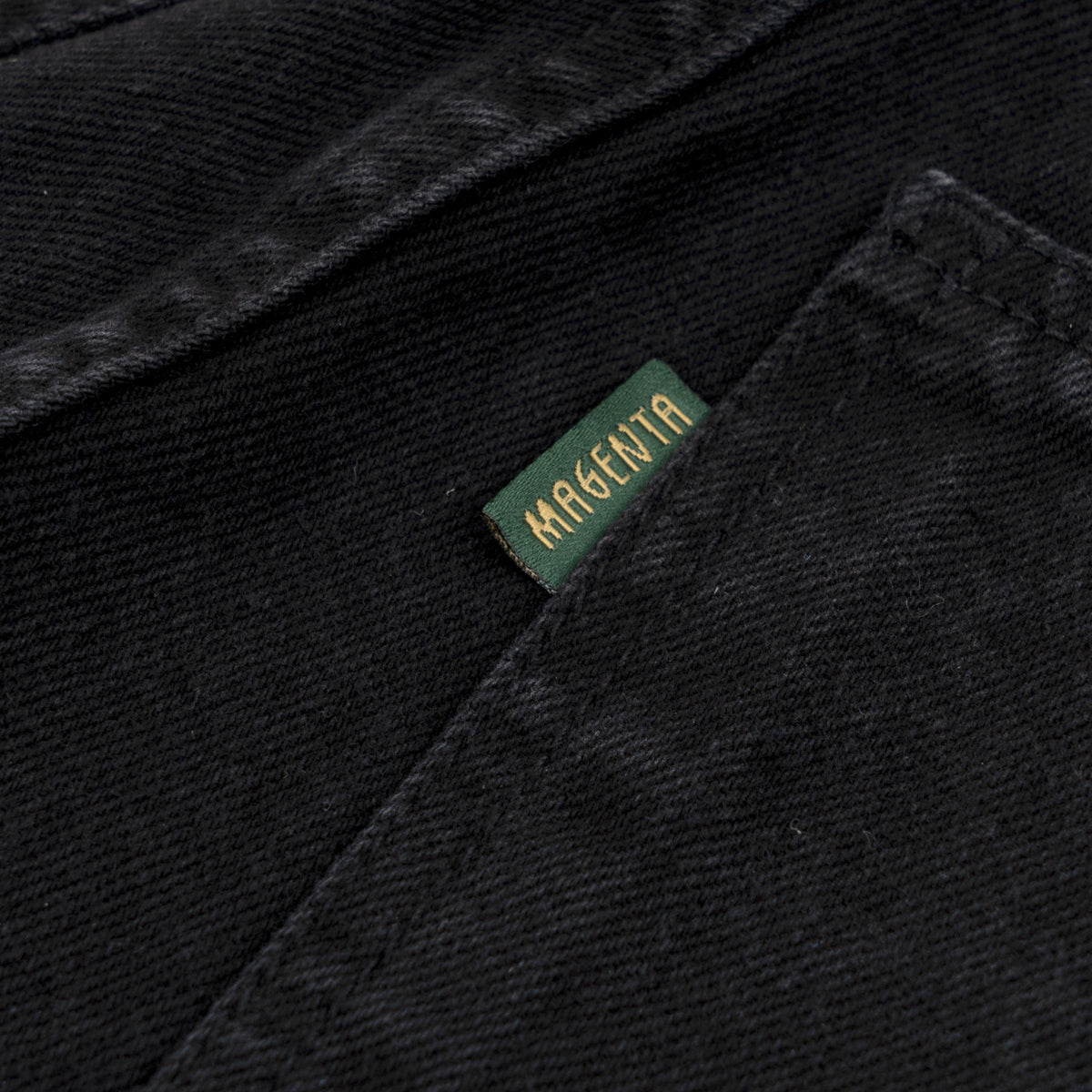Magenta Ledge pantaloni denim nero baggy M