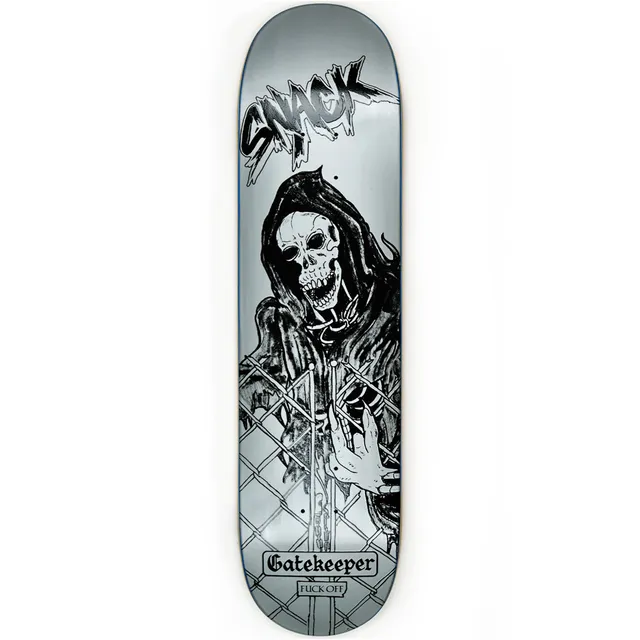 Snack Gatekeeper tavola skateboard 8.12 silver