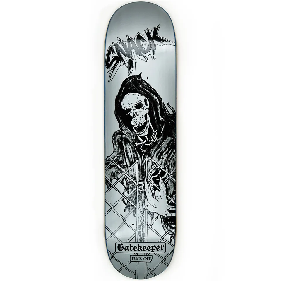 Snack Gatekeeper tavola skateboard 8.12 silver