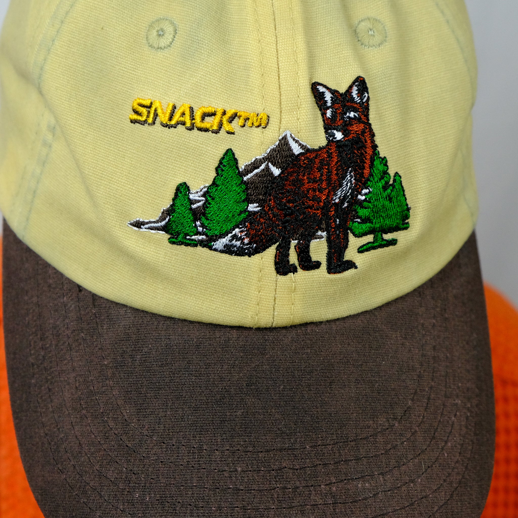 Snack Crazy Like A Fox cappello canvas cerato 6 pannelli