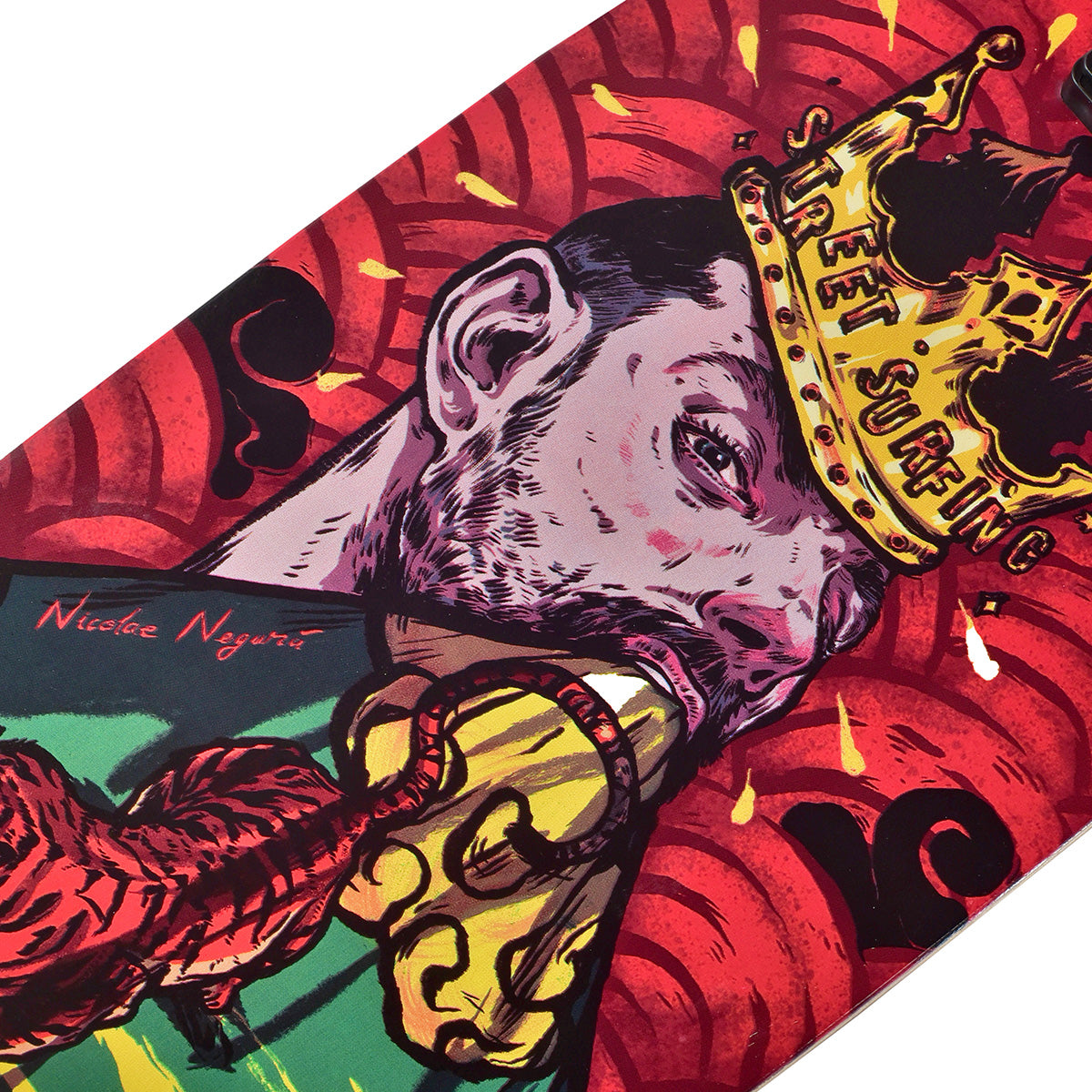 Street Surfing Cruiser Kicktail 28 skateboard Royal Tiger 28"