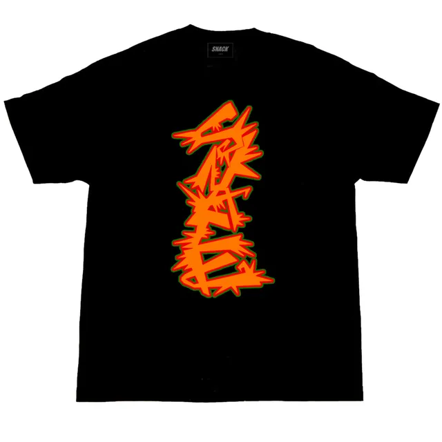 Snack Dragon t-shirt nera in cotone