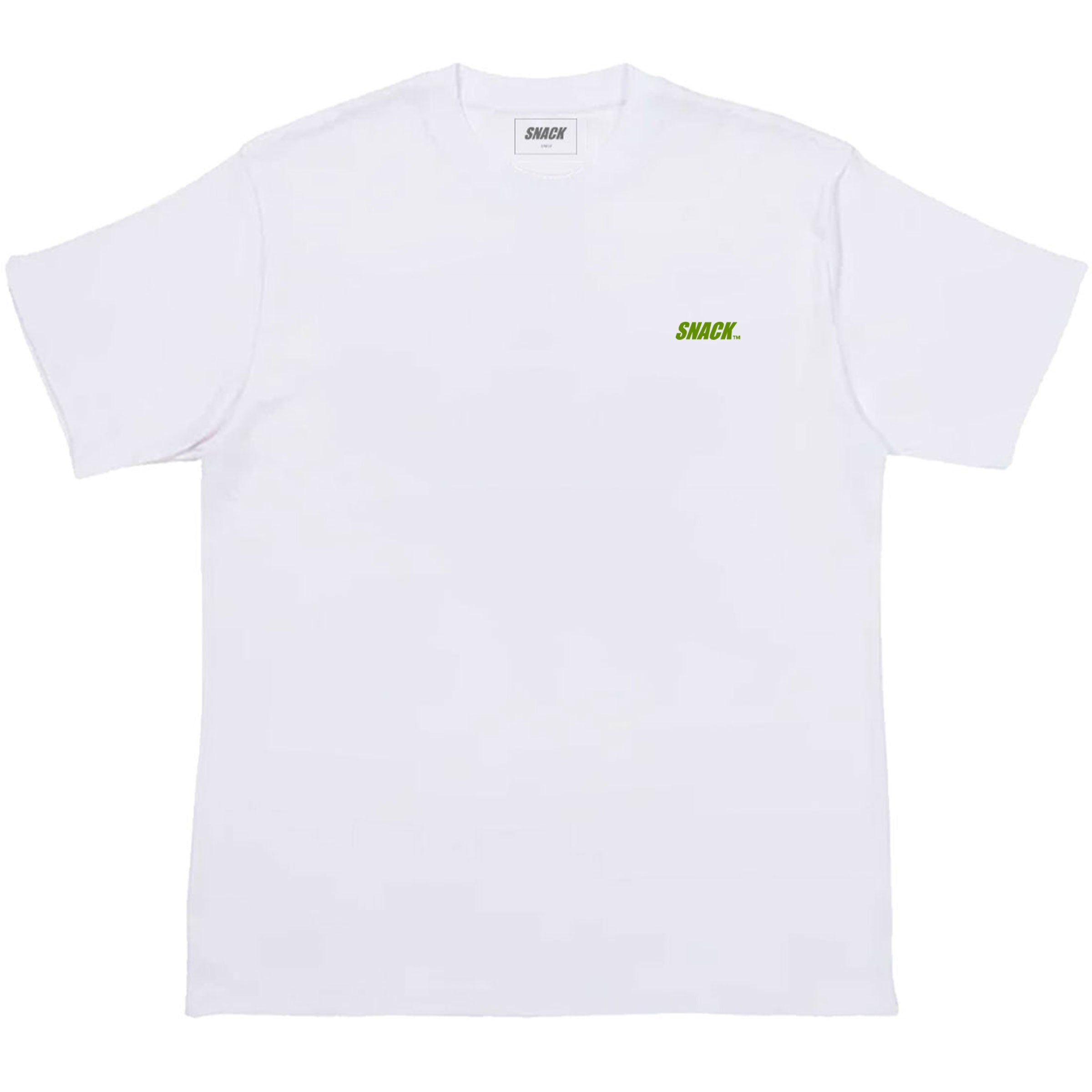 Snack Back Off t-shirt bianca cotone