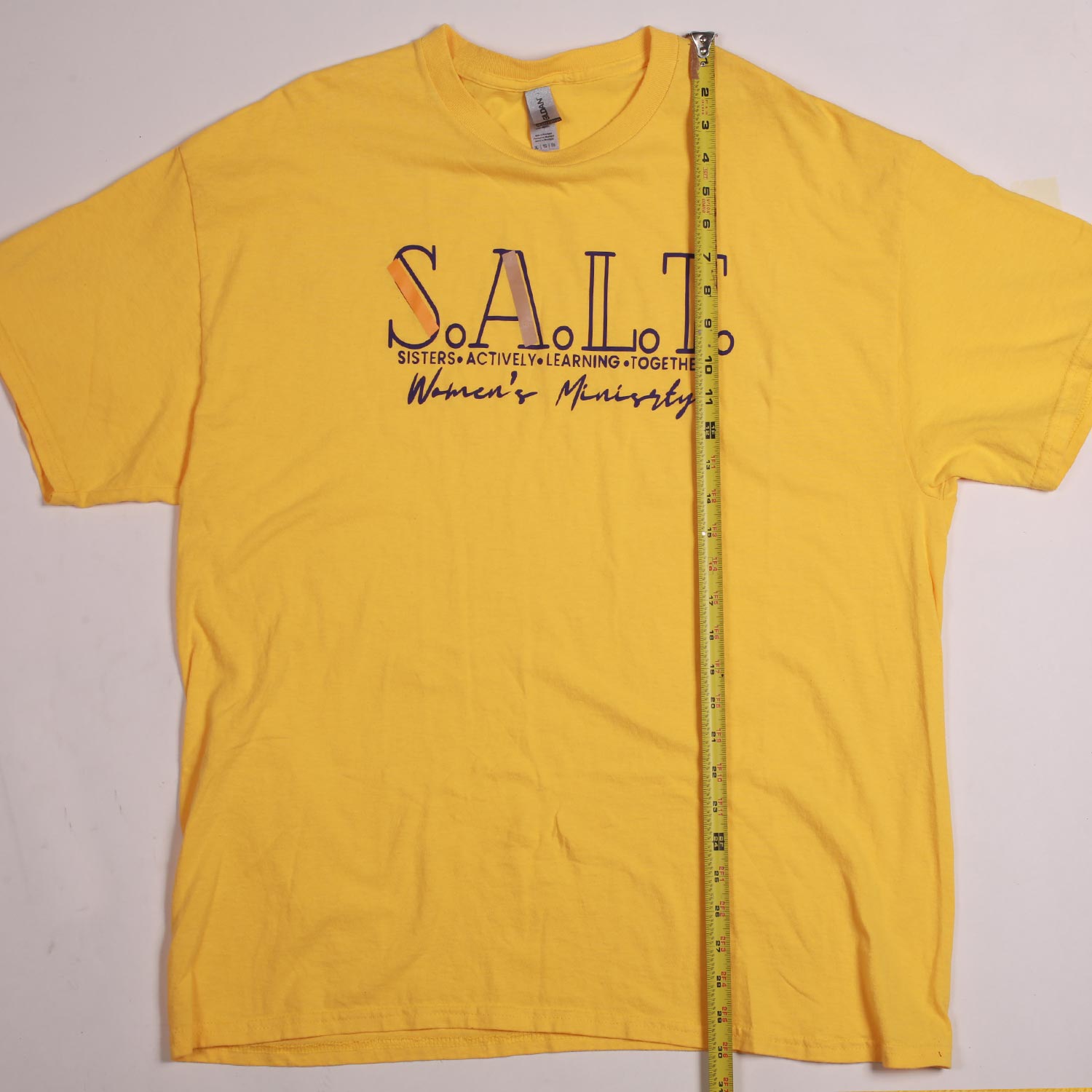 Theories S.A.L.T. Ministry t-shirt gialla XL 100% cotone