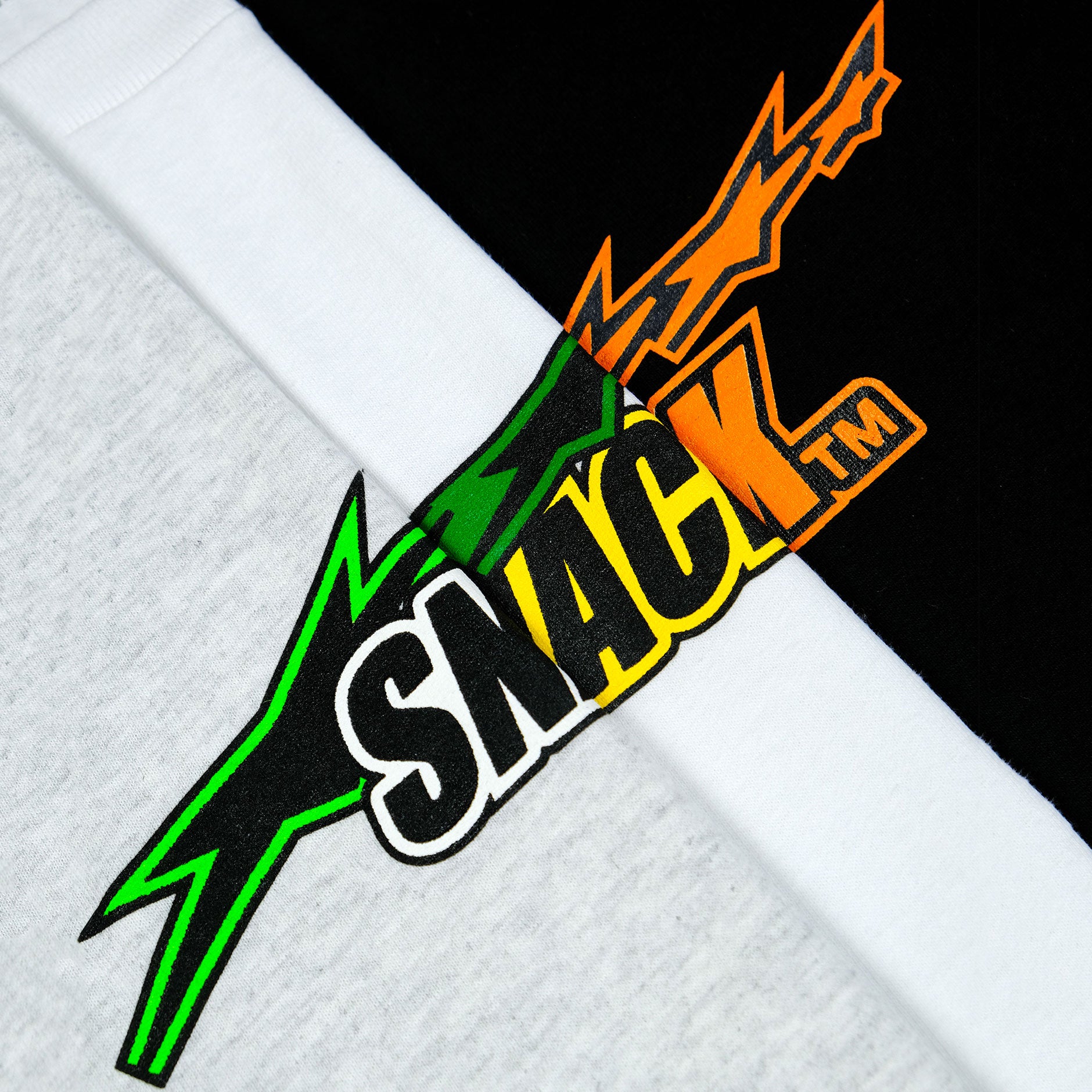 Snack Four Starz maglietta nera cotone leggera