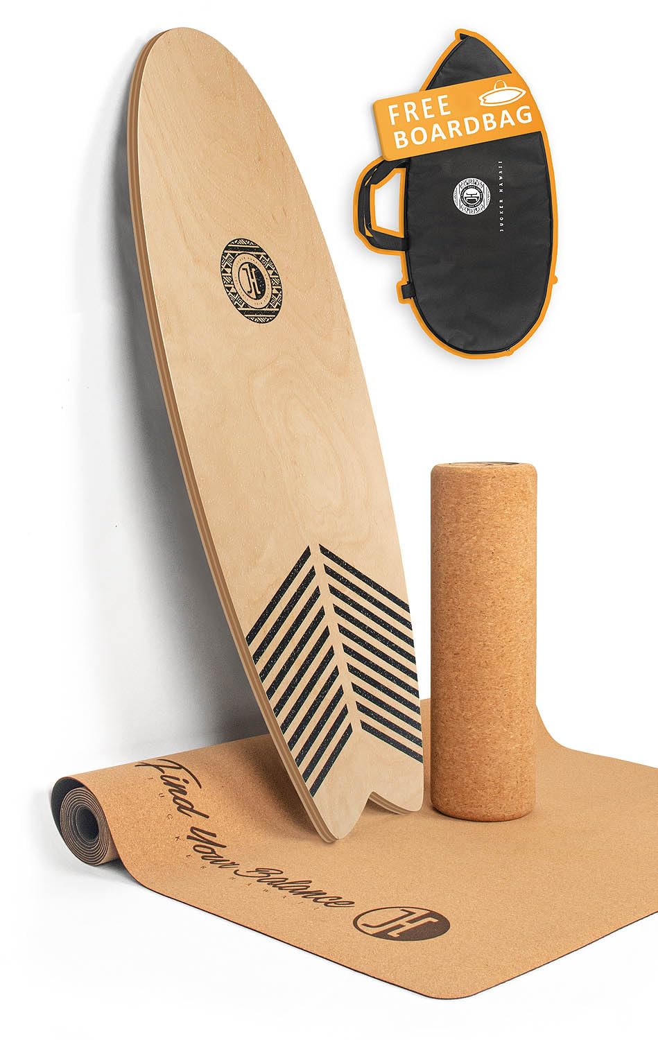 Jucker Hawaii Homerider Wave balance board set sughero