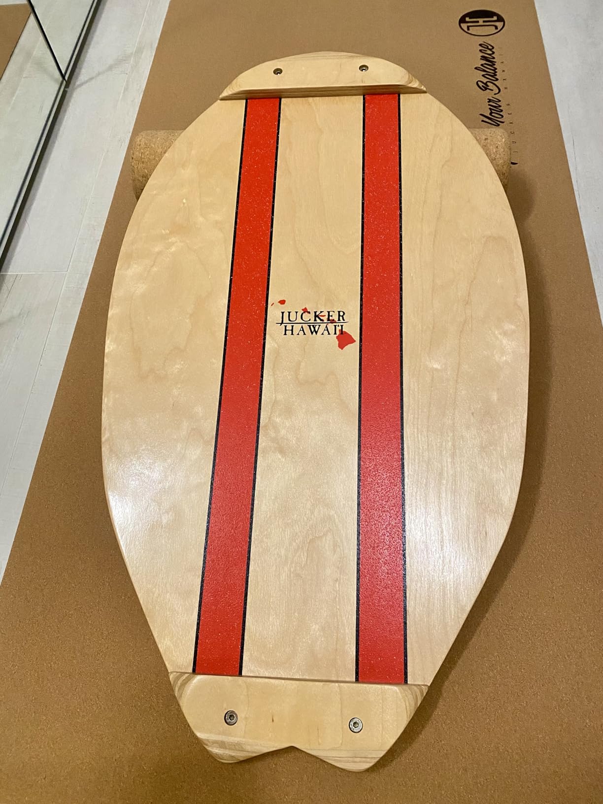 Jucker Hawaii Homerider Surf Neo Balance Board Sughero con Tappetino