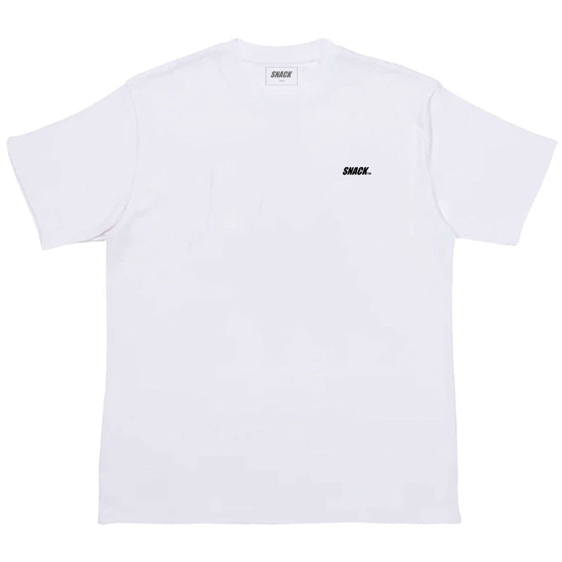 Snack Burning Money t-shirt bianca cotone