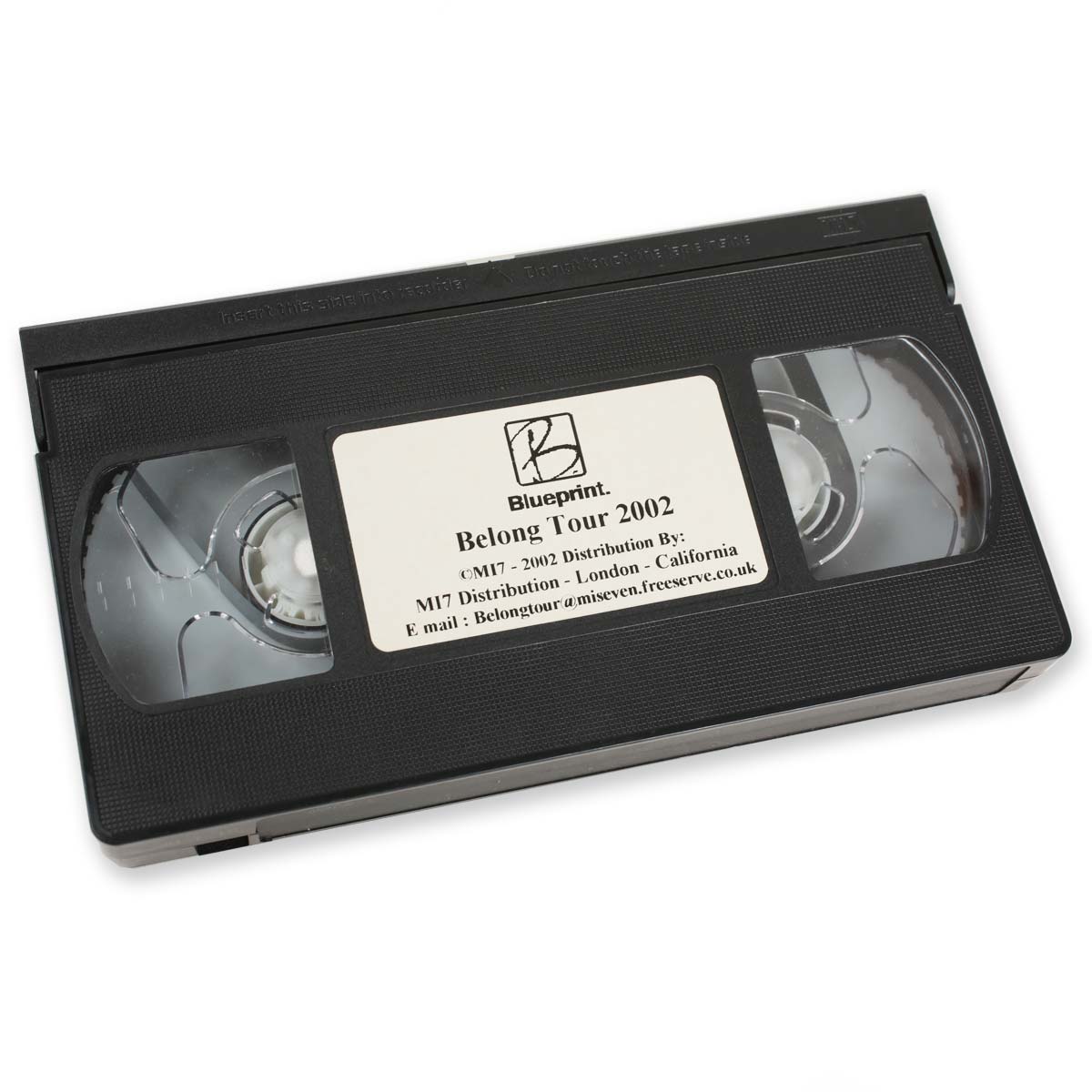 Blueprint Belong Tour videocassetta VHS 2002 footage tour 15 min