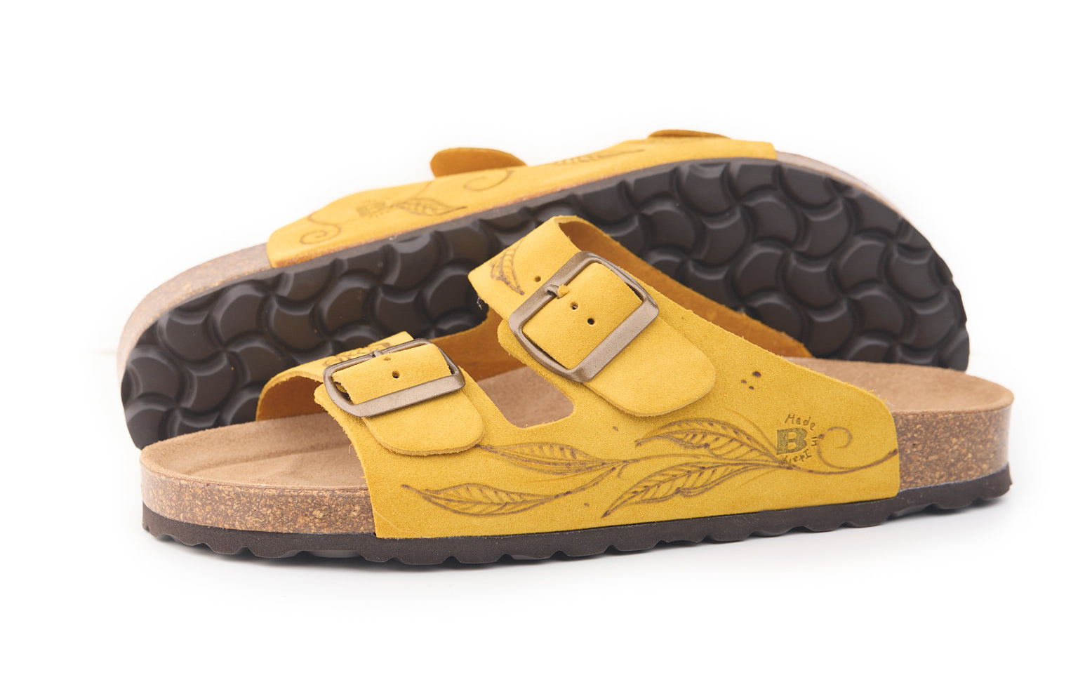 AC Longboards 420 Girasole sabot pelle fiori loto