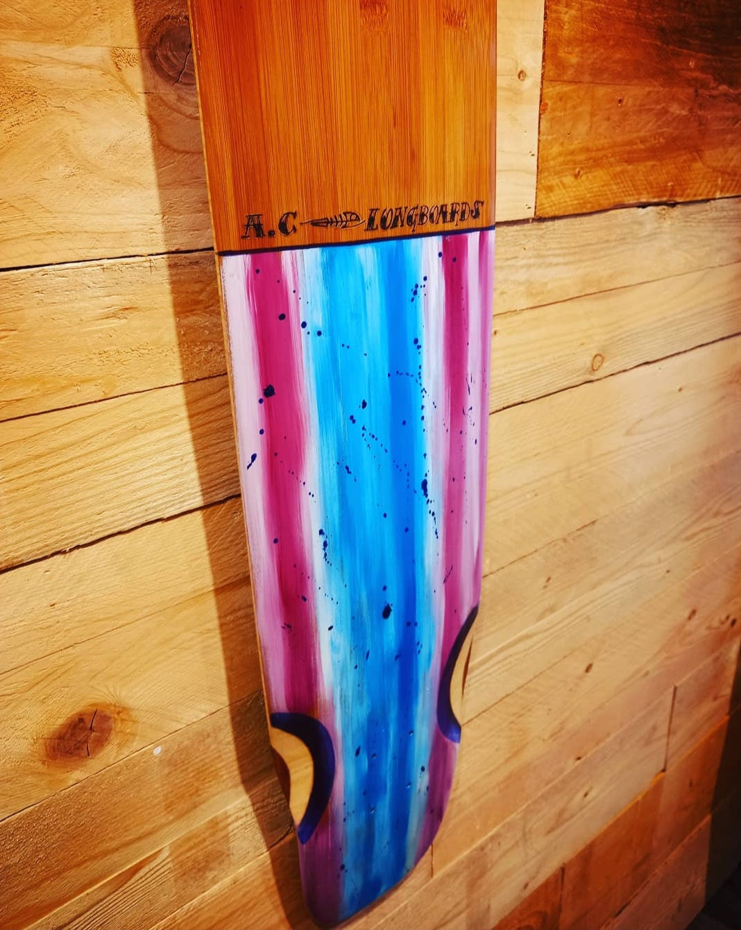 AC Longboards Rainbow longboard bamboo dancing 46"