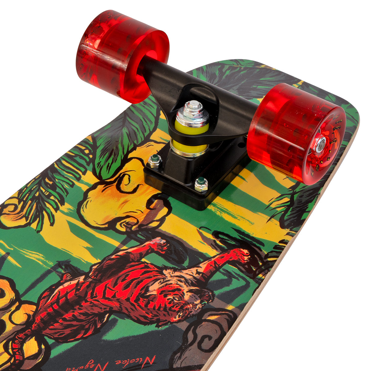 Street Surfing Cruiser Kicktail 28 skateboard Royal Tiger 28"