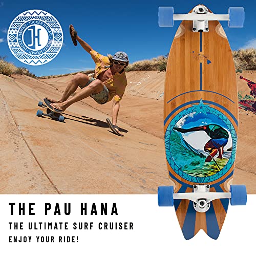 Jucker Hawaii Pau Hana cruiser fishtail 31" bamboo