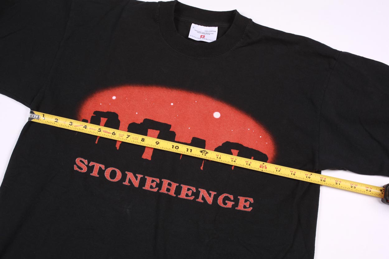 English Heritage Stonehenge Tourist t-shirt nera L cotone