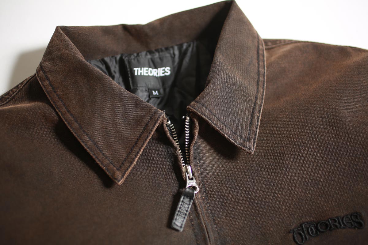 Theories Carpenter Work Jacket giacca washed copper