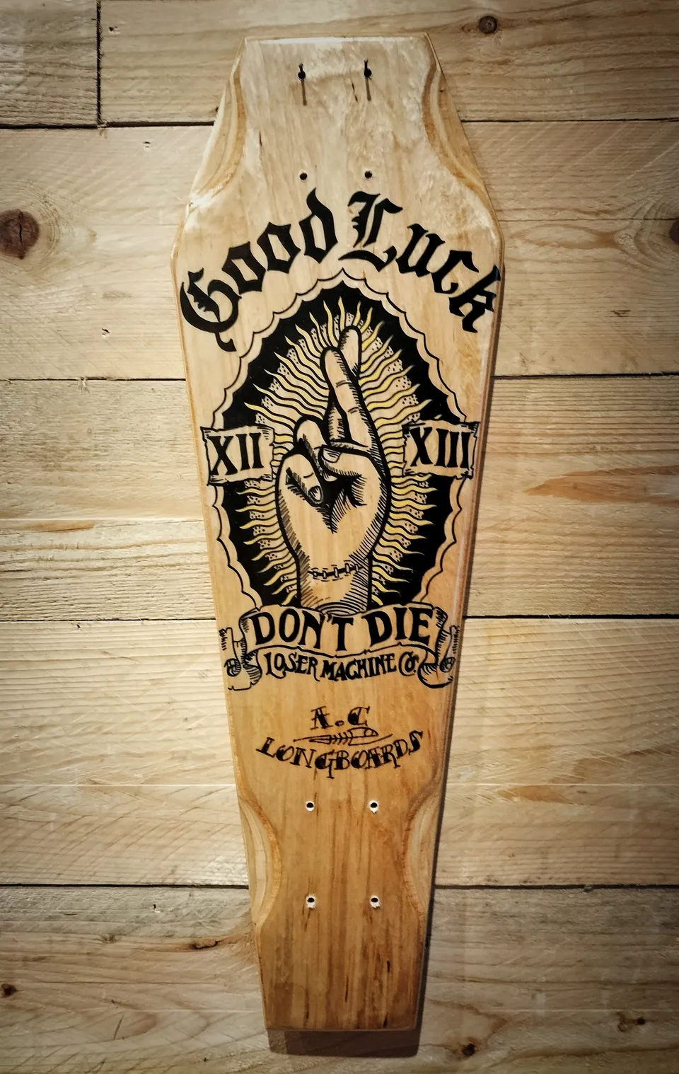 AC Longboards Good Luck Mini Cruiser 25,5" Betulla Coffin