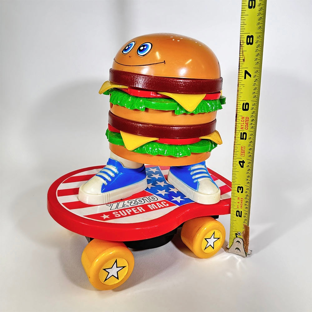 Super Mack Burger 1988 giocattolo skate panino 20 cm