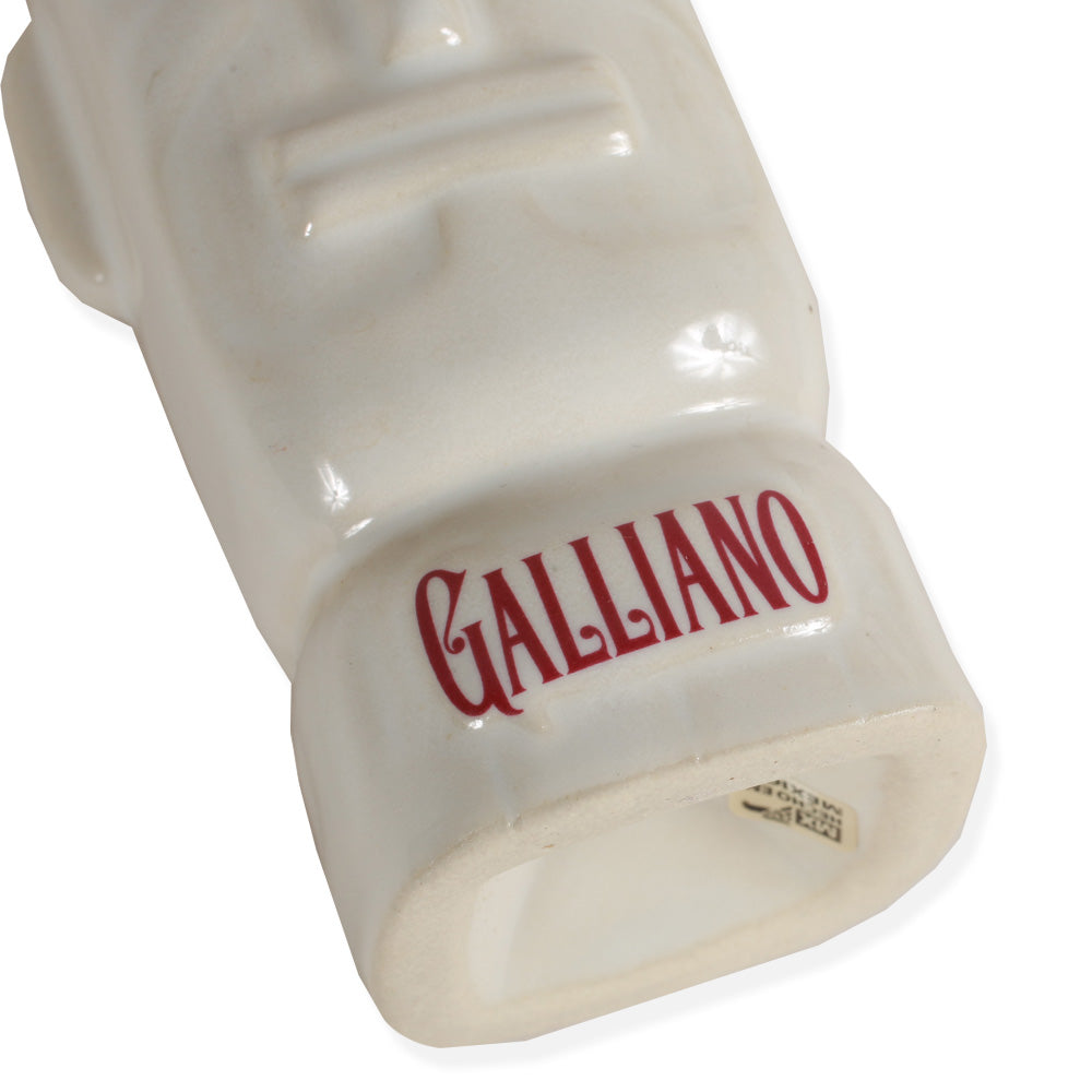 Galliano Moai tazza tiki ceramica bianca vintage