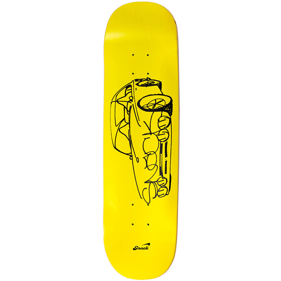 Snack Team Whip tavola skateboard 8.0 bianca