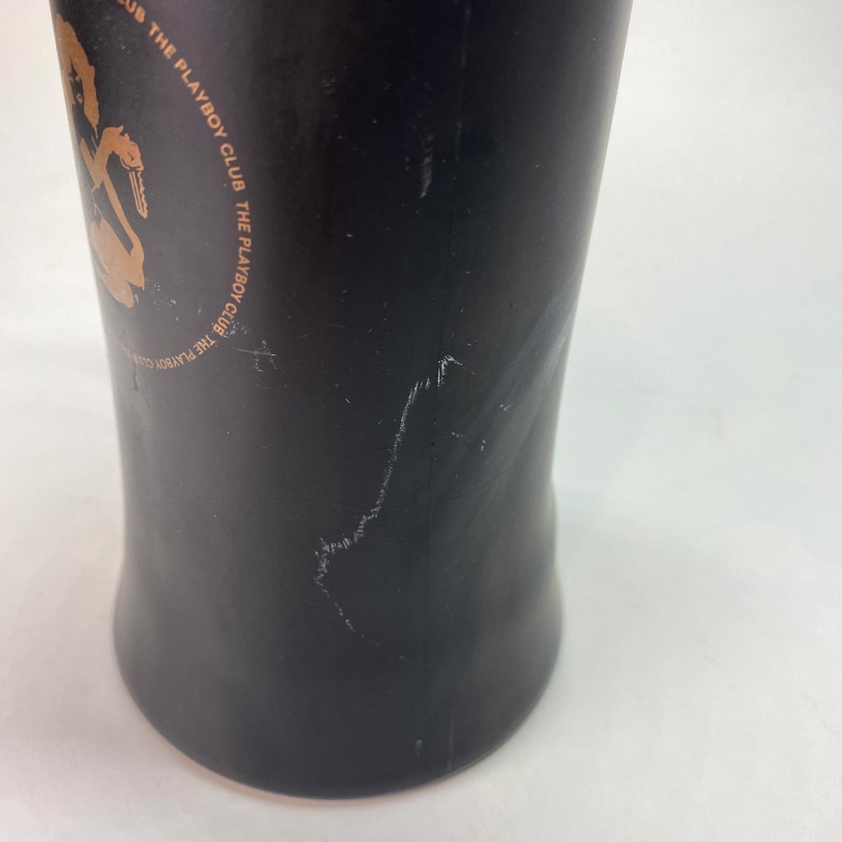 Playboy Club tazza vetro nero anni 70 vintage