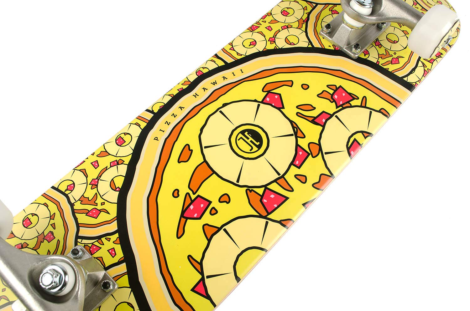 Jucker Hawaii Perky Pizzas Skateboard 8.0" Completo Acero