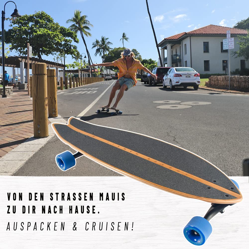 Jucker Hawaii Pau Hana cruiser fishtail 31" nero