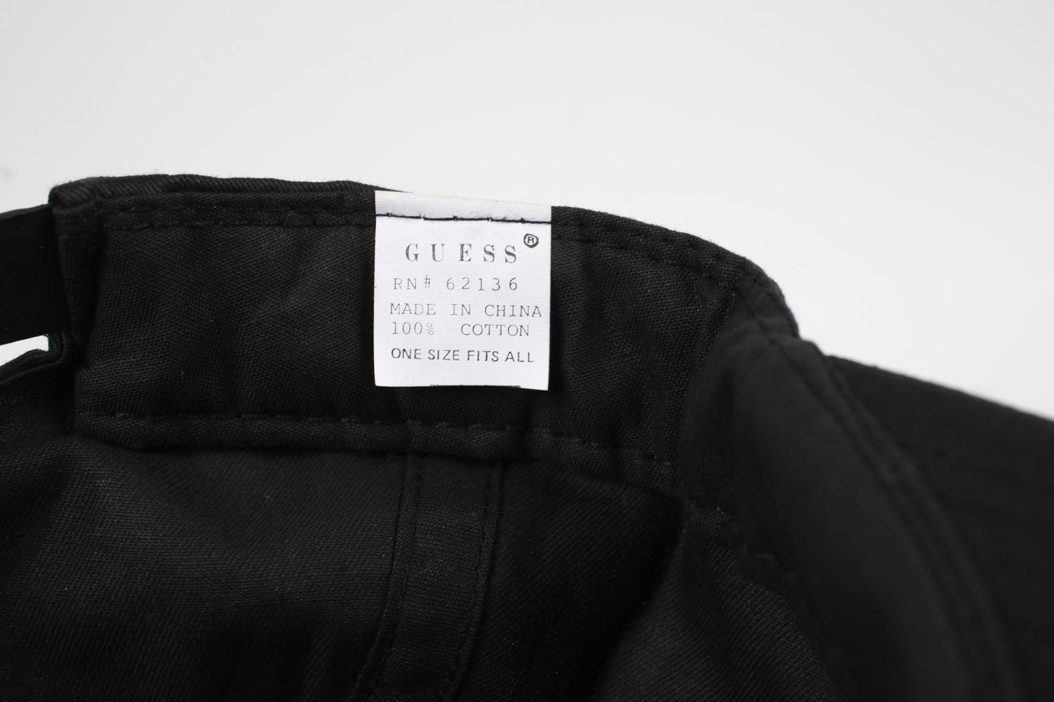 Guess USA Vintage cappellino snapback nero anni 90