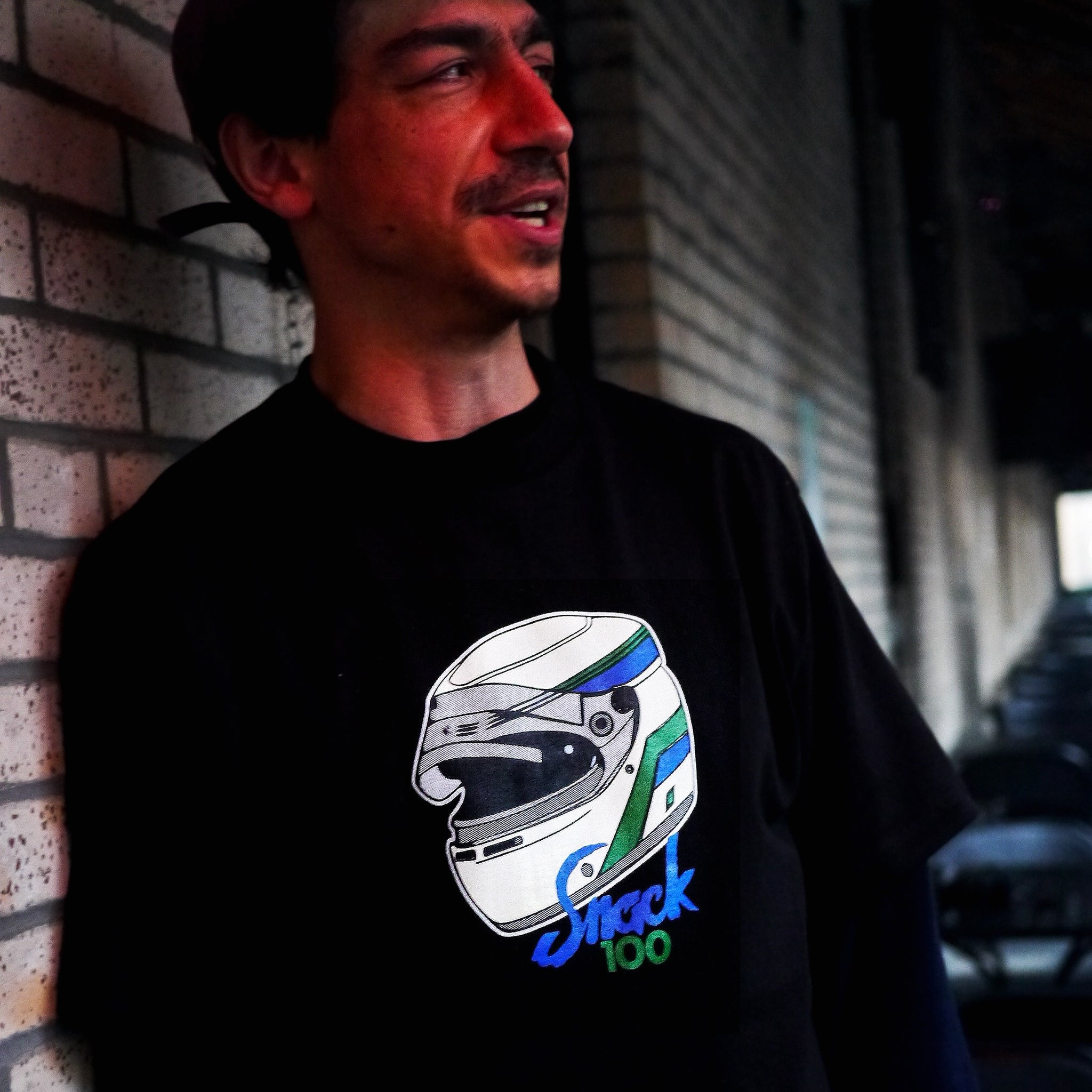 Snack 100 t-shirt M nera cotone