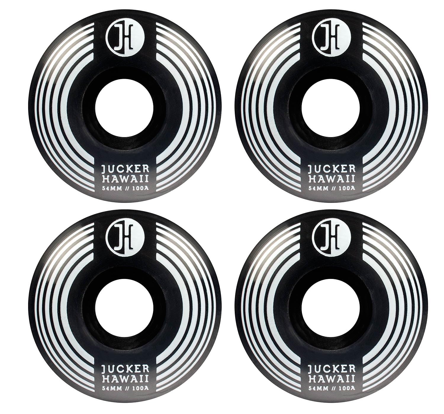 Jucker Hawaii Nuha 8.5 Complete skateboard nero 8,5"