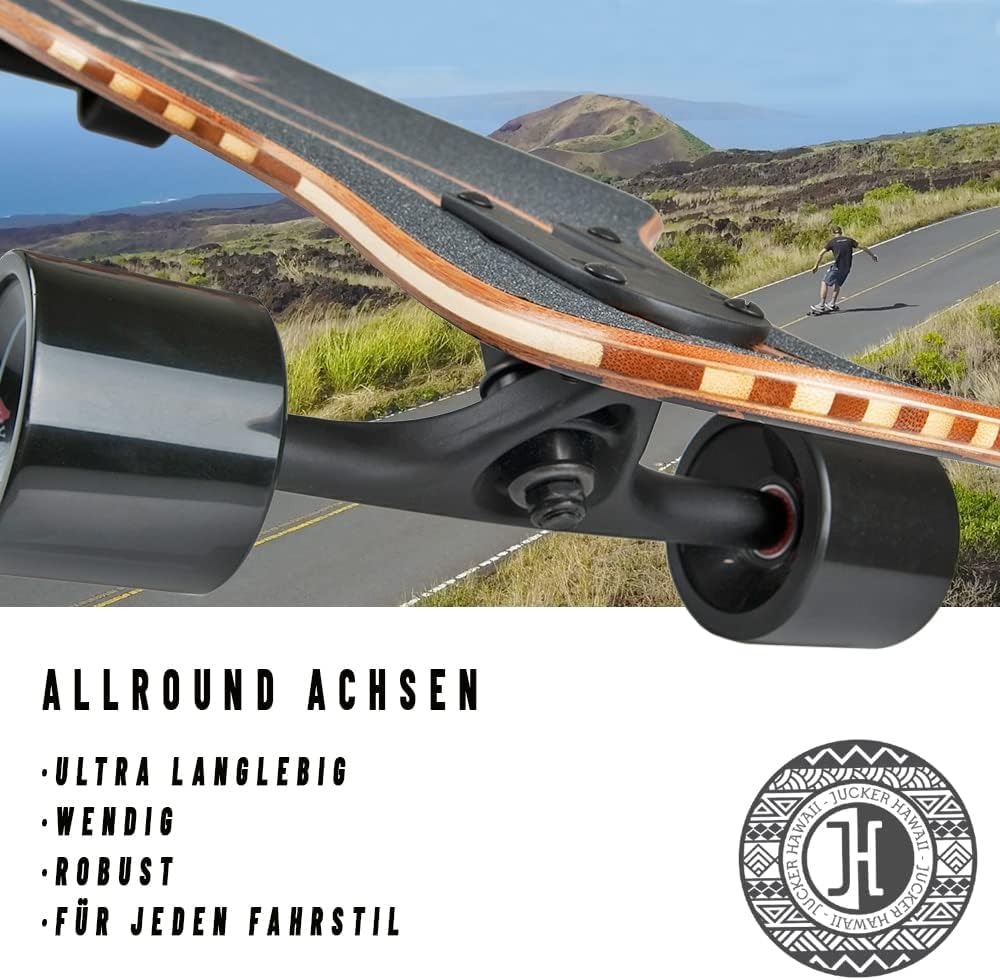 Jucker Hawaii Allround assi longboard 180 mm neri