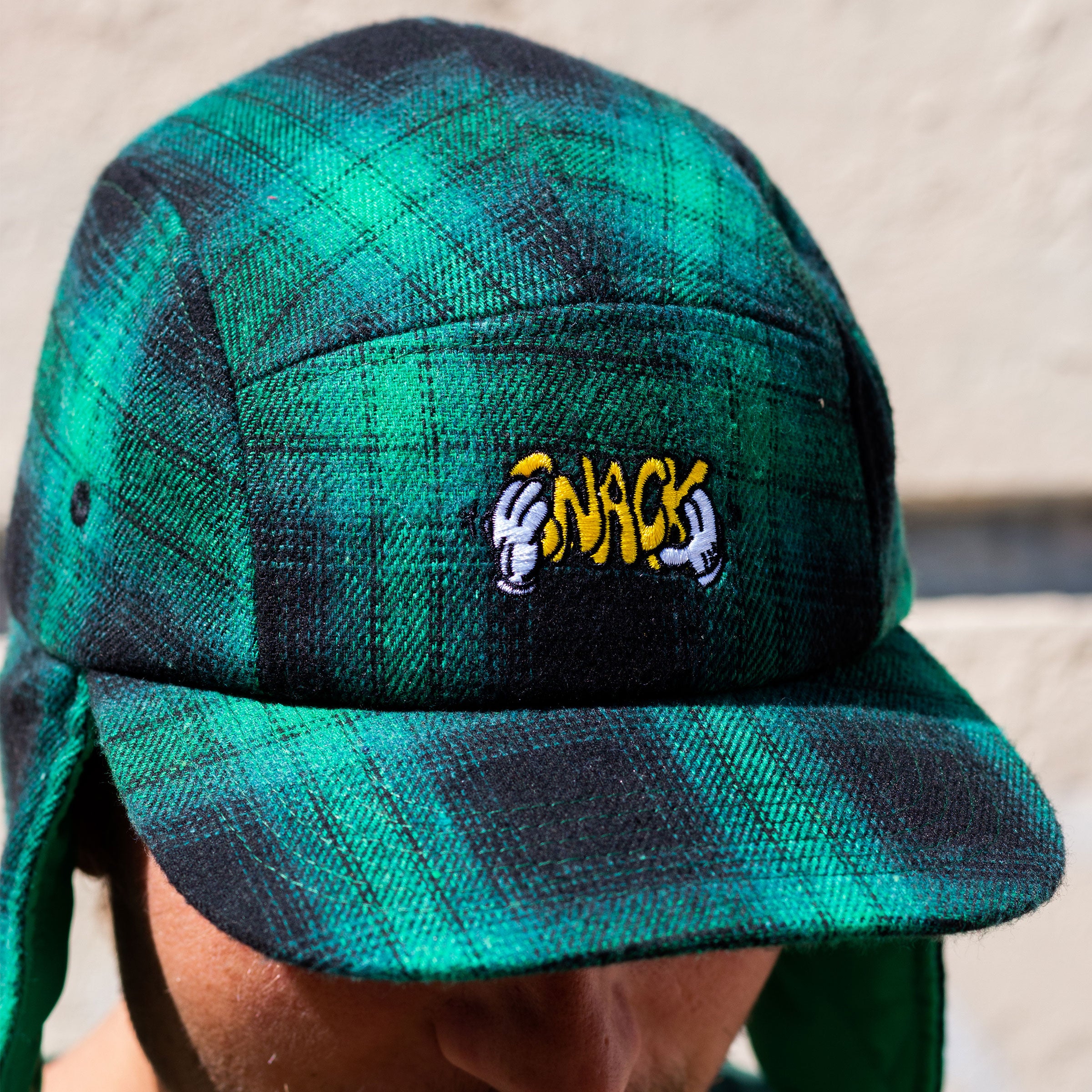 Snack Good Hands cappello earflap flanella nero