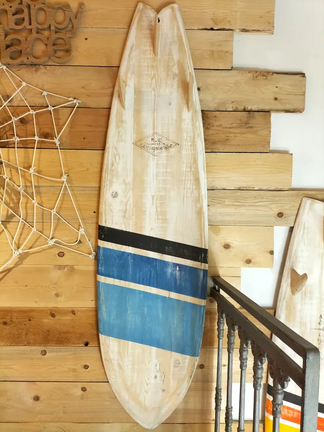 AC Longboards Blue Line 6' appendiabiti legno 180 cm