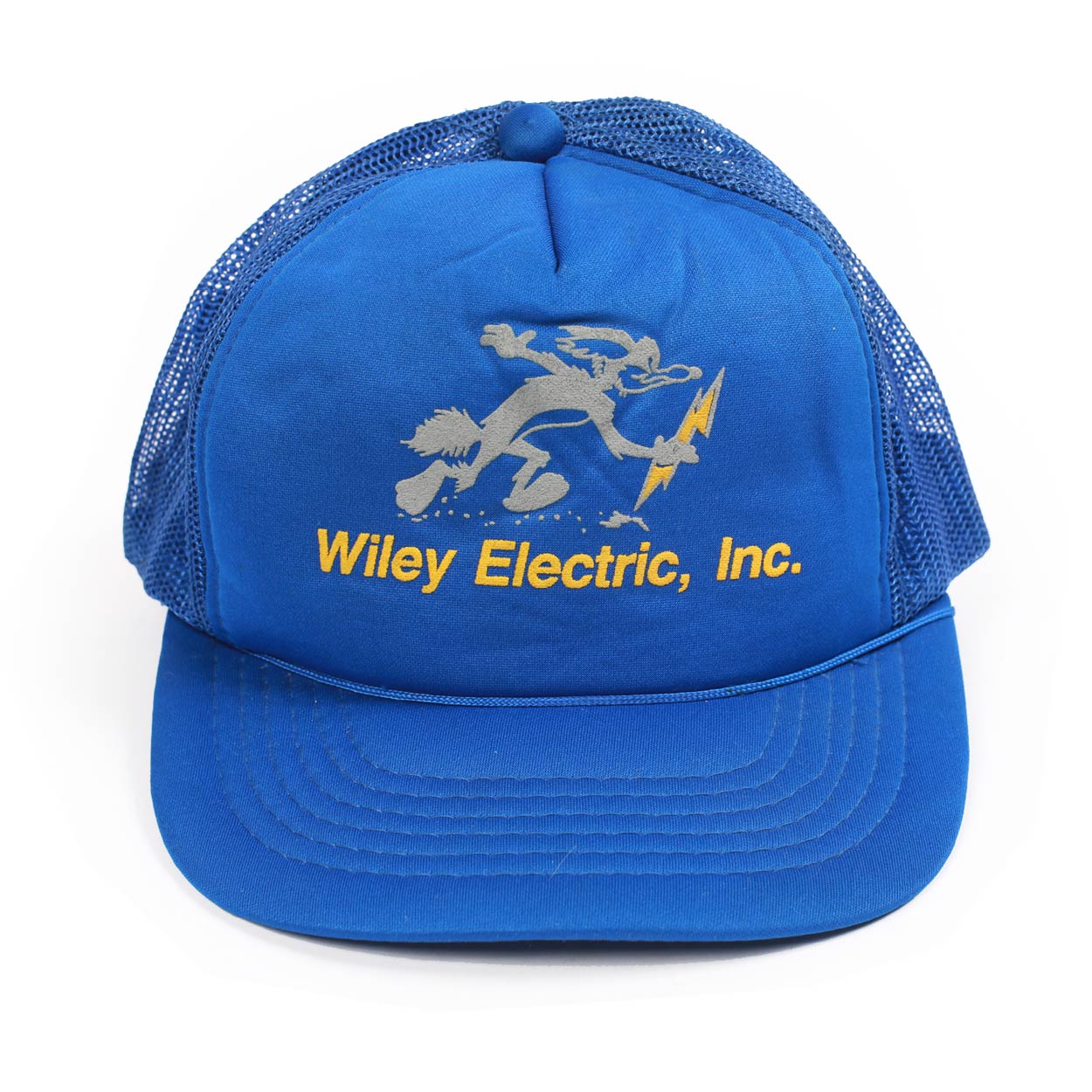 Wiley Electric Trucker cappello snapback blu royal mesh