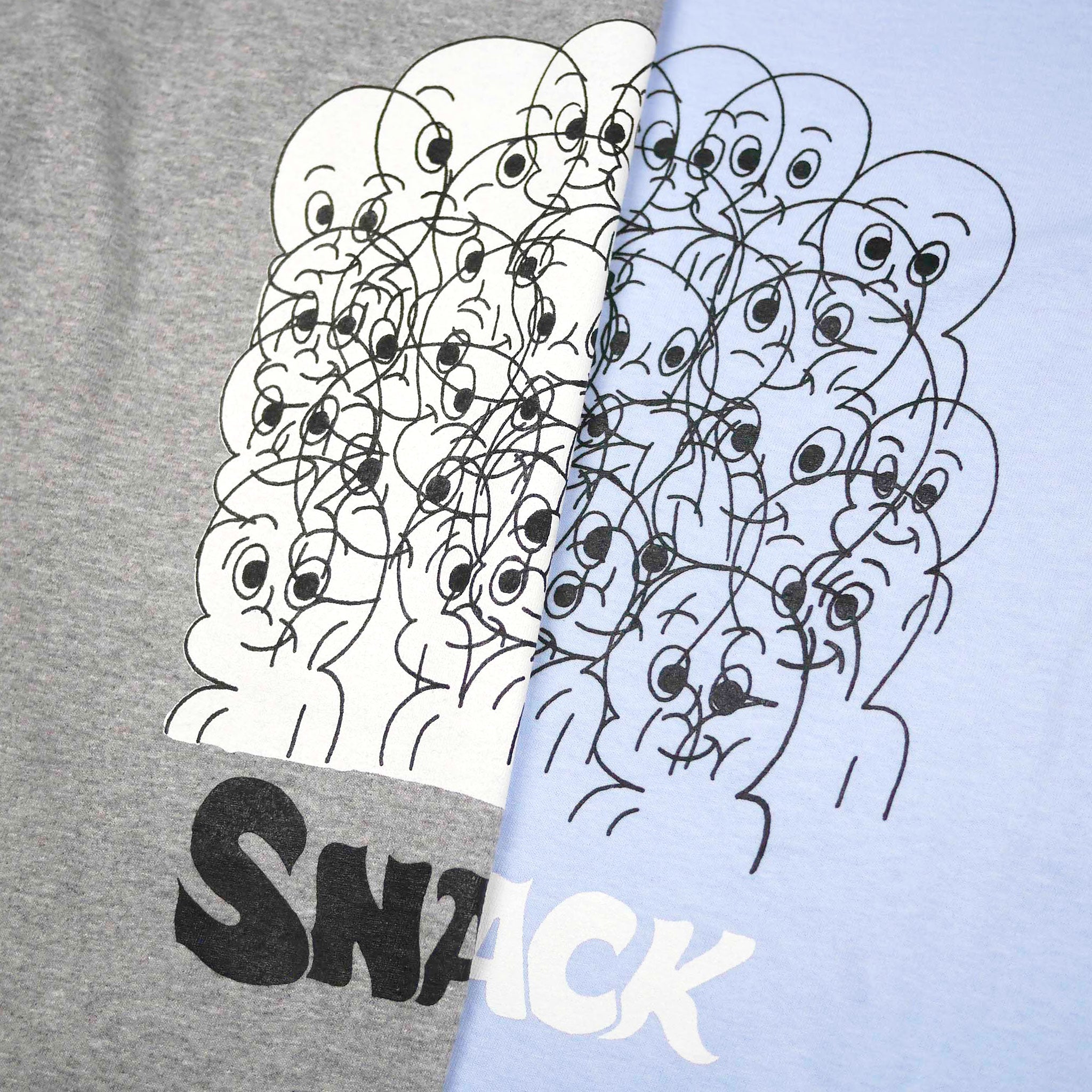 Snack Casper t-shirt cotone sky blue