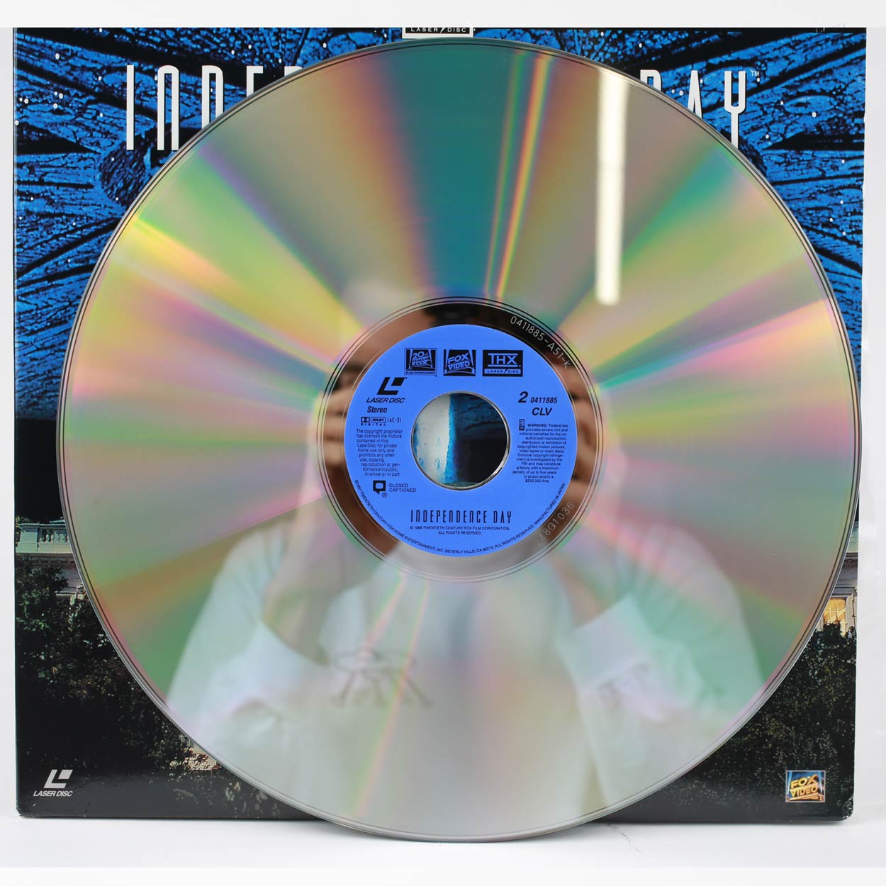 Independence Day 1996 film laserdisc vintage originale