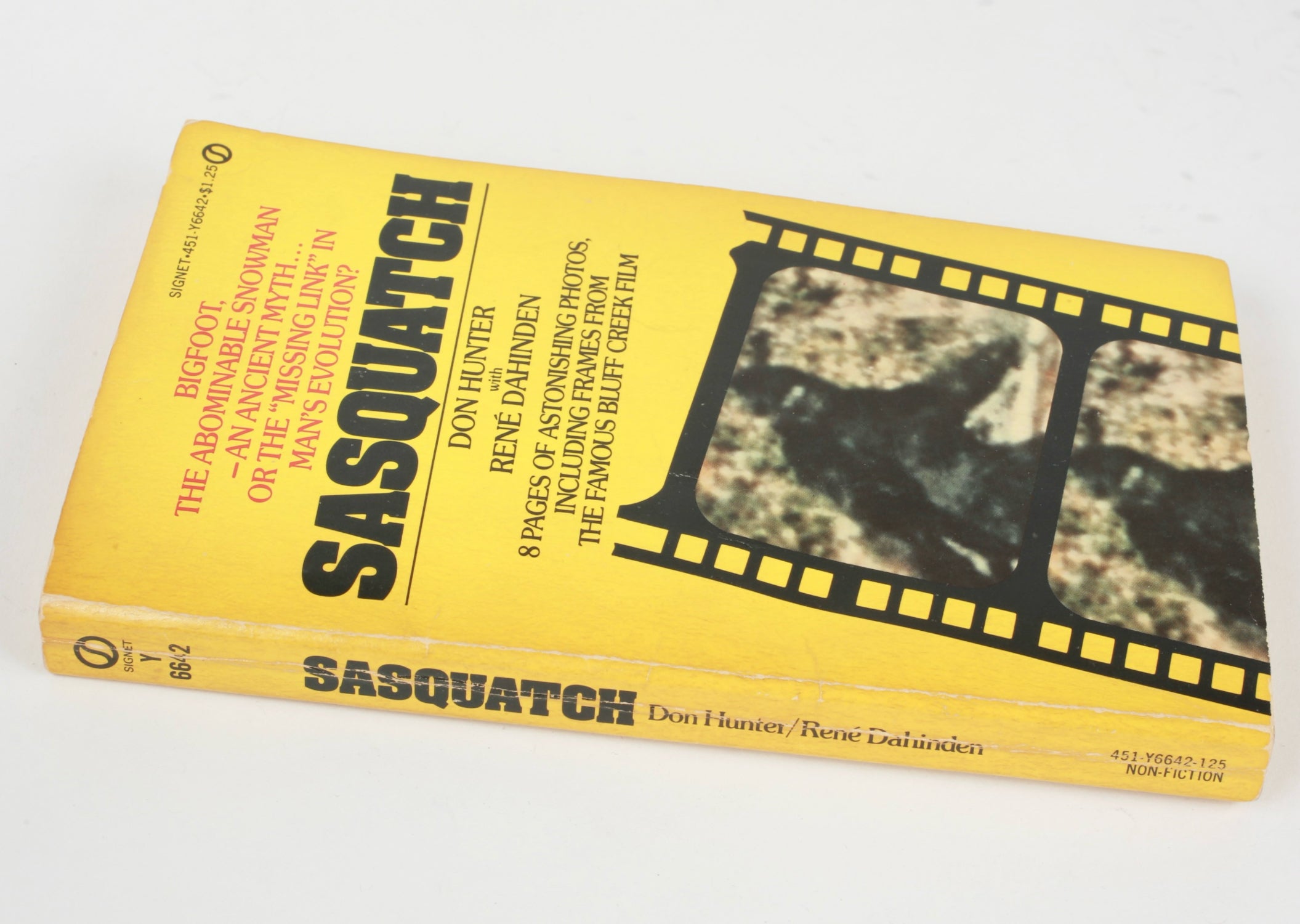 Don Hunter Sasquatch 1975 libro brossura vintage