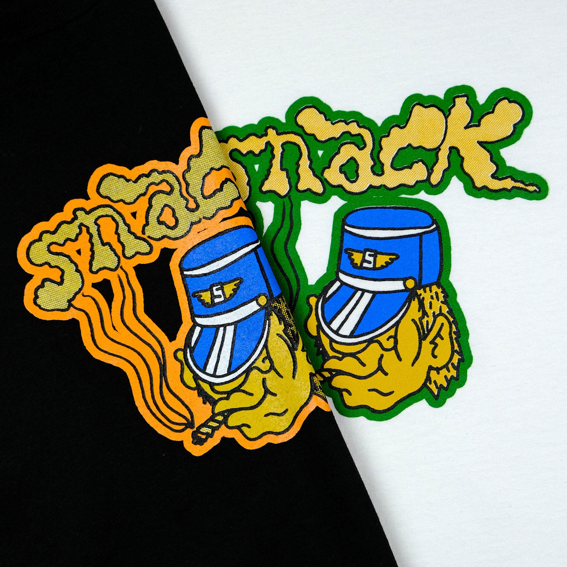 Snack Conductor t-shirt nera cotone