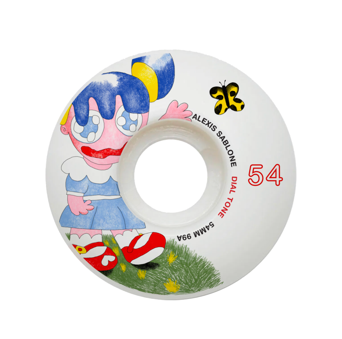 Dial Tone Dragon Slay ruote skate 54mm 99A Sablone