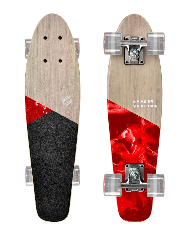 Street Surfing Beach Board Wood Bloody Mary mini cruiser legno