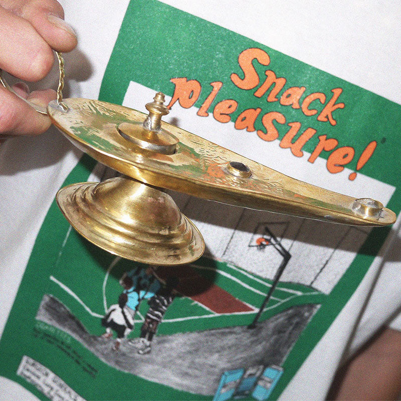 Snack Pleasure t-shirt cotone nera