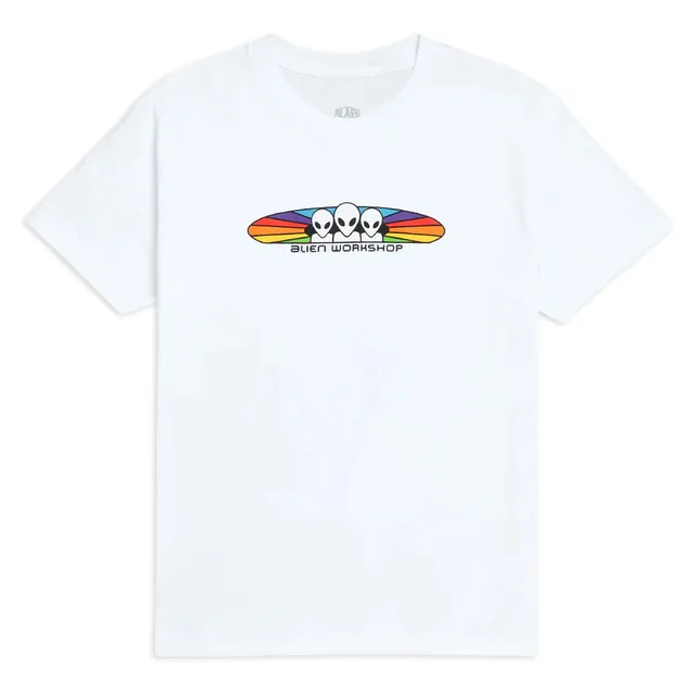 Alien Workshop Spectrum t-shirt bianca cotone manica corta