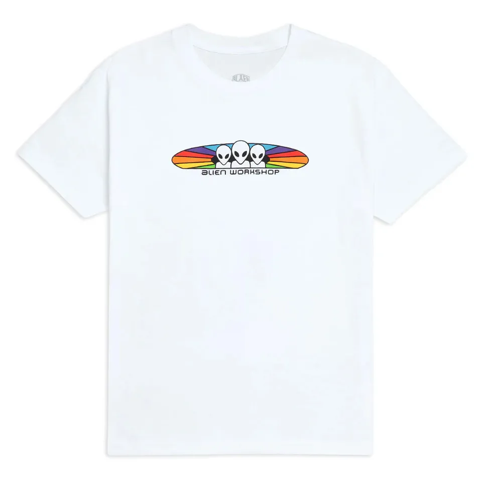 Alien Workshop Spectrum t-shirt bianca cotone manica corta