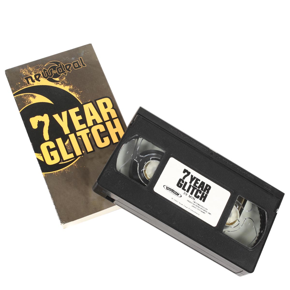 New Deal 7 Year Glitch videocassetta VHS skate vintage