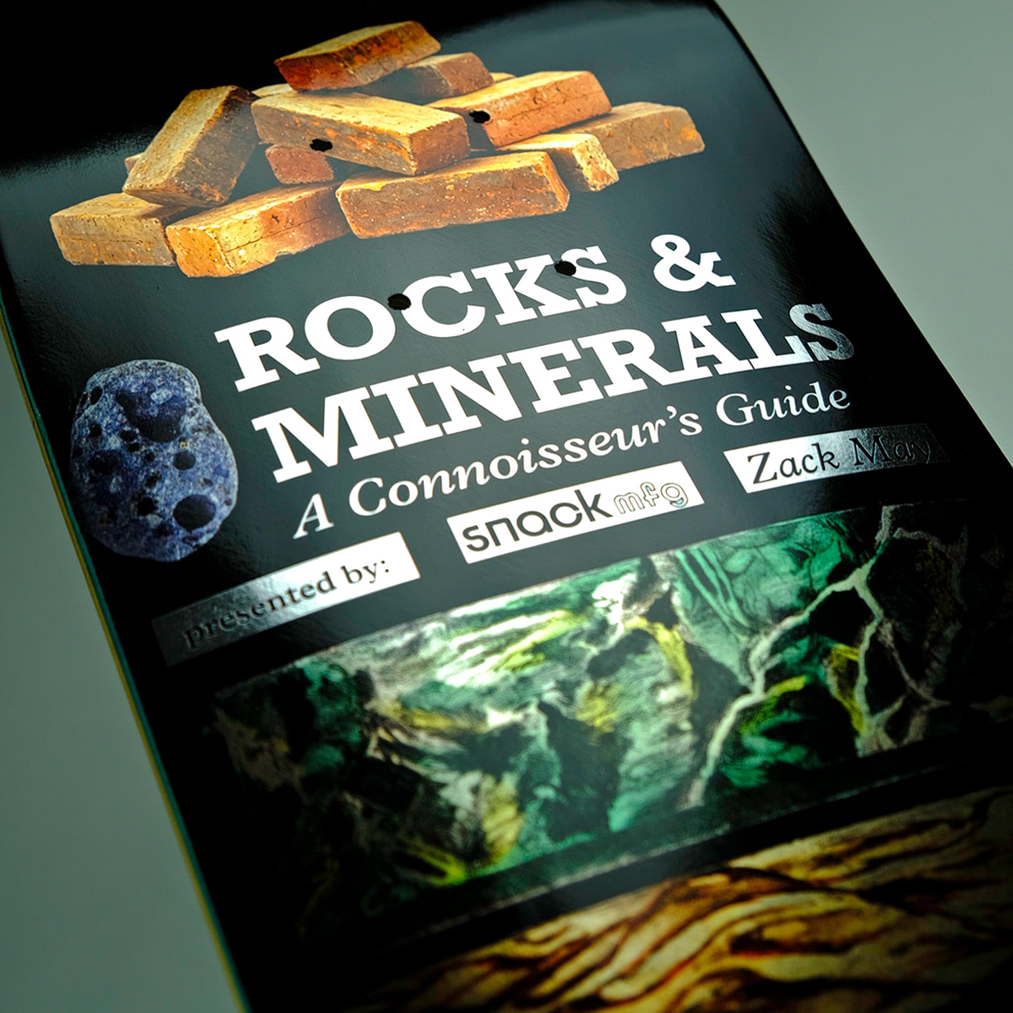 Snack May Rocks and Minerals tavola skate 8.25 acero