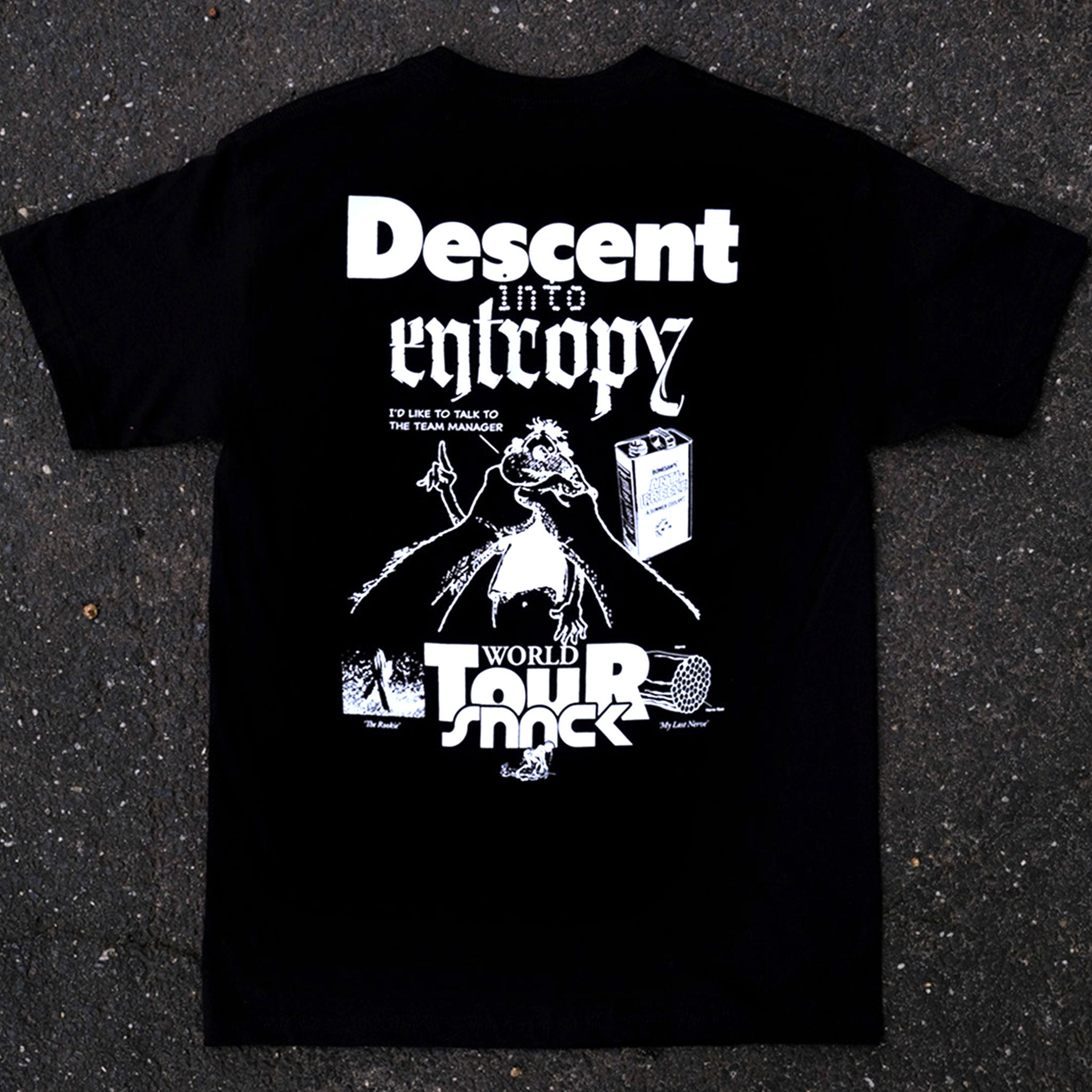 Snack Team Manager t-shirt nera M cotone