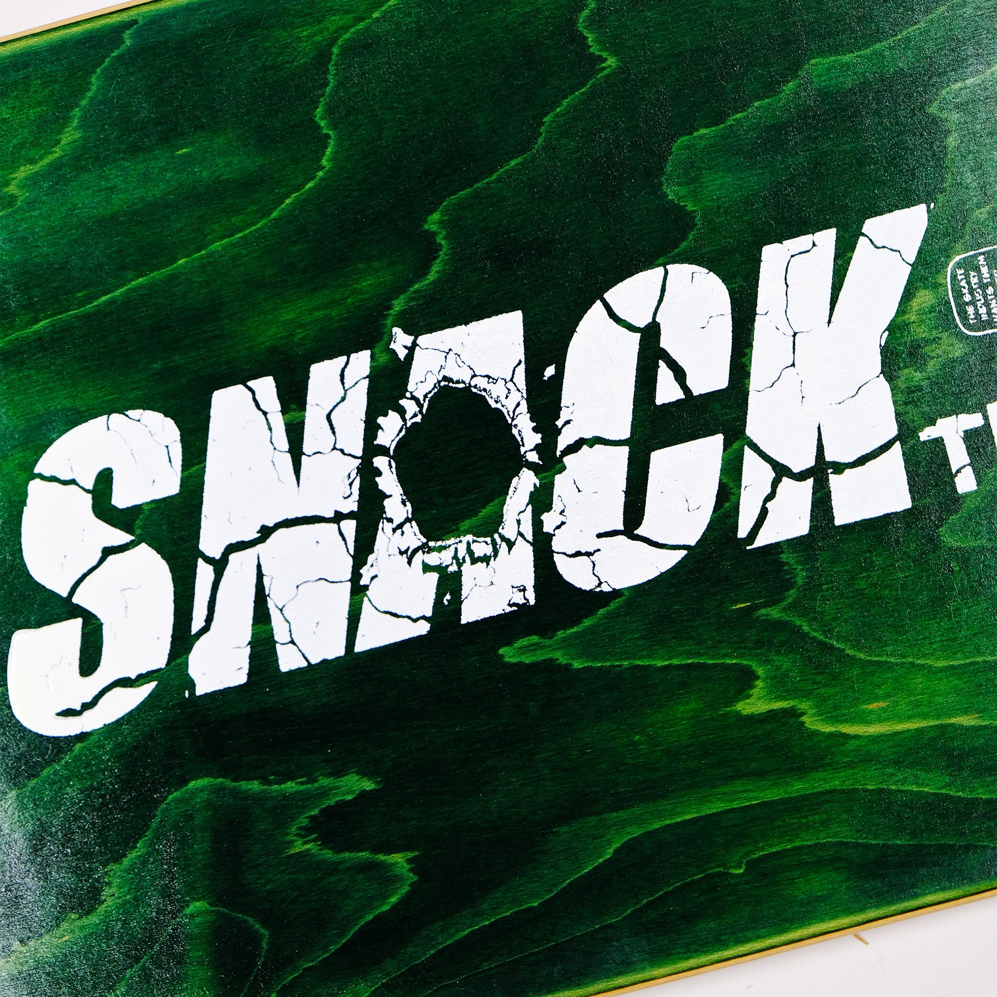 Snack Strange Eyes tavola skateboard 8.75 acero
