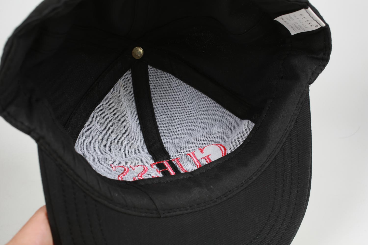 Guess USA Vintage cappellino snapback nero anni 90