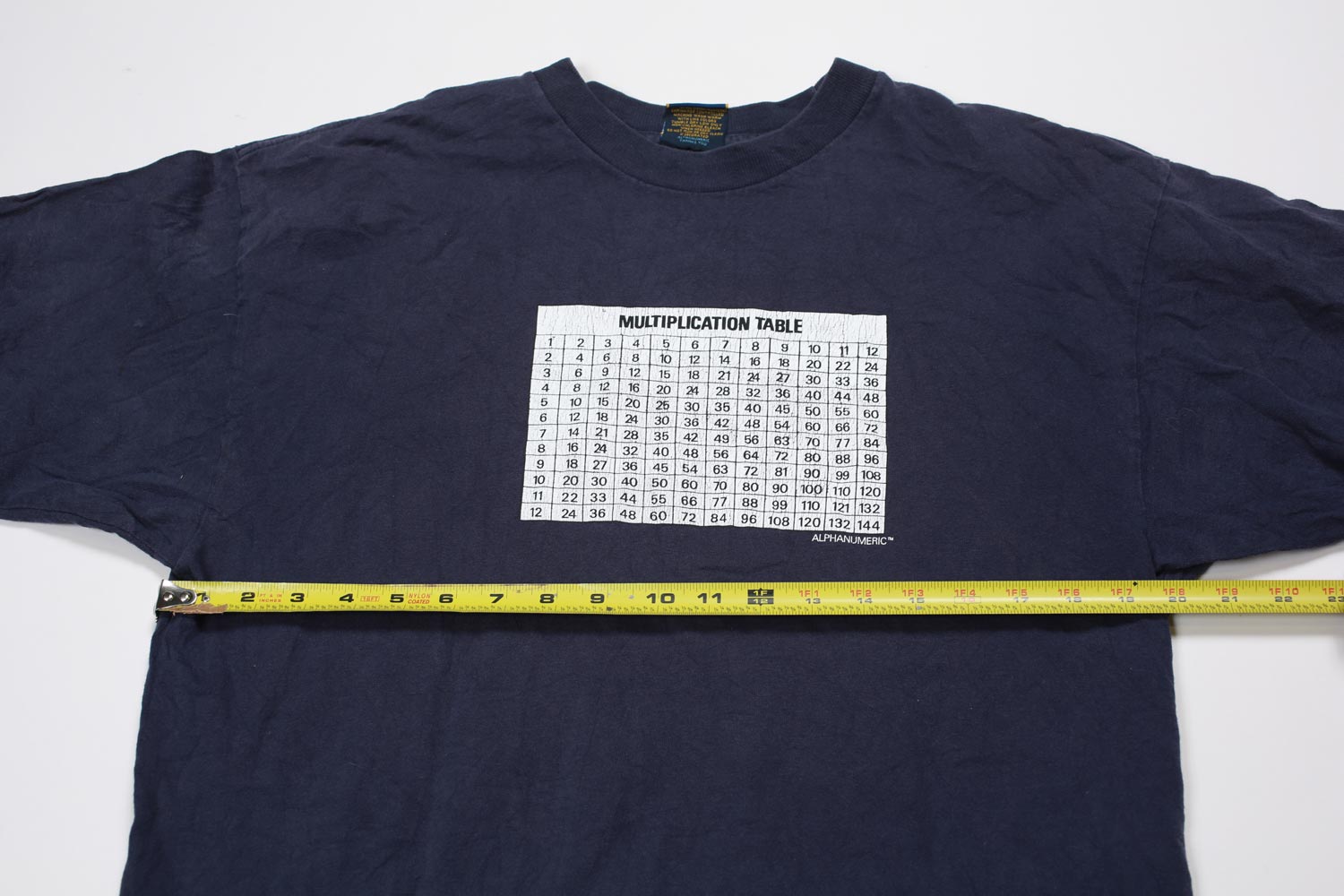 Alphanumeric Periodic Table maglietta navy M cotone